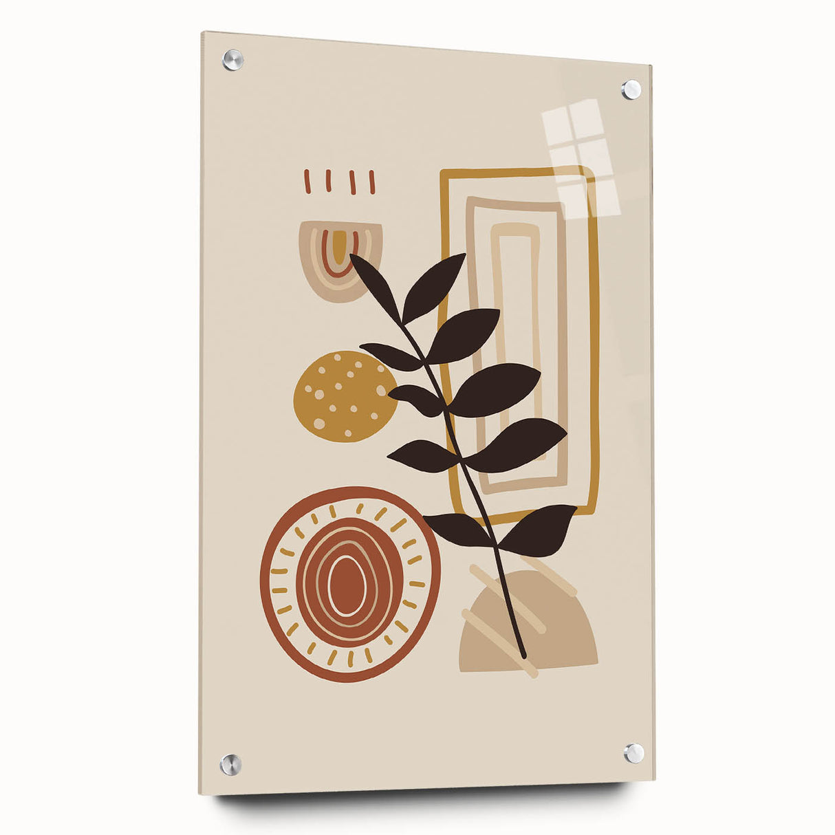 Bohemian Wall Art | Modern Eclectic Print | Boho Chic Abstract Canvas