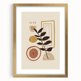 Bohemian Wall Art | Modern Eclectic Print | Boho Chic Abstract Canvas