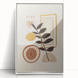 Bohemian Wall Art | Modern Eclectic Print | Boho Chic Abstract Canvas