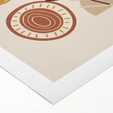 Bohemian Wall Art | Modern Eclectic Print | Boho Chic Abstract Canvas