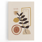 Bohemian Wall Art | Modern Eclectic Print | Boho Chic Abstract Canvas