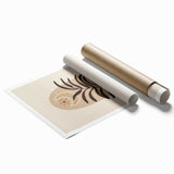 Bohemian Wall Art | Eclectic Sun and Plant Print | Boho Chic Decor