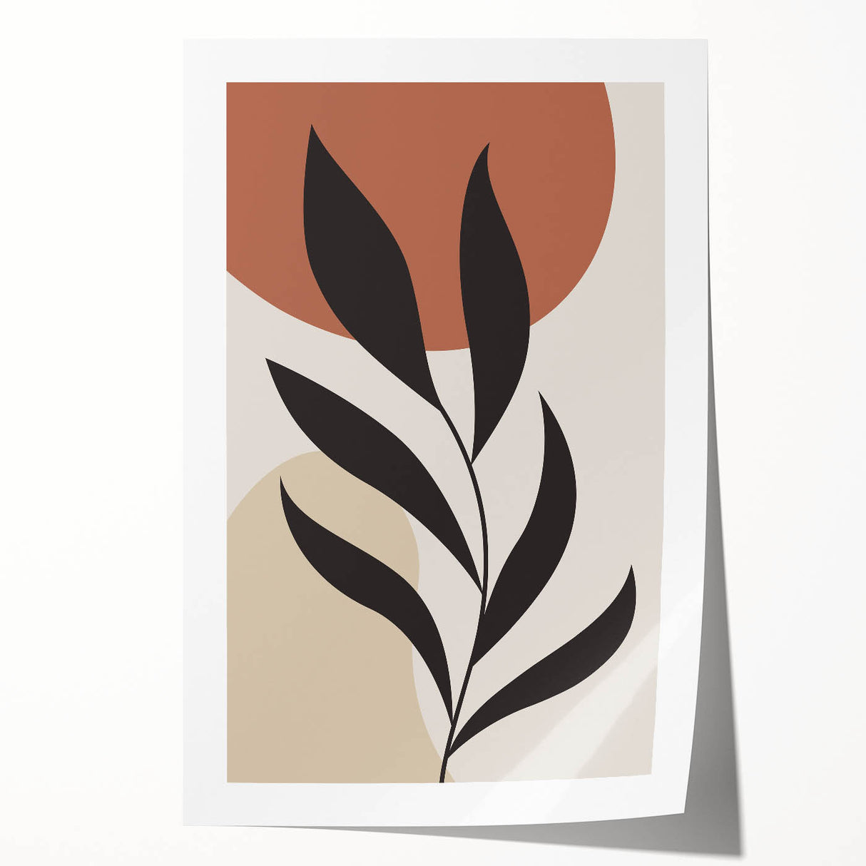 Boho Chic Wall Art | Minimalist Plant Print | Eclectic Bohemian Decor