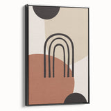Bohemian Wall Art | Minimalist Arch Print | Modern Boho Decor Canvas