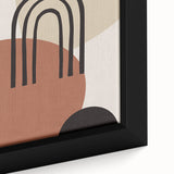 Bohemian Wall Art | Minimalist Arch Print | Modern Boho Decor Canvas