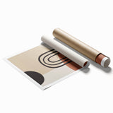 Bohemian Wall Art | Minimalist Arch Print | Modern Boho Decor Canvas