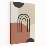 Bohemian Wall Art | Minimalist Arch Print | Modern Boho Decor Canvas