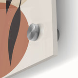 Boho Wall Art | Minimalist Leaf Print | Eclectic Bohemian Canvas