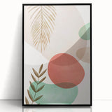 Bohemian Wall Art | Abstract Nature Print | Boho Chic Decor Canvas