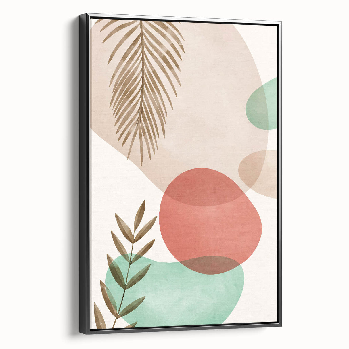 Bohemian Wall Art | Abstract Nature Print | Boho Chic Decor Canvas