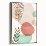 Bohemian Wall Art | Abstract Nature Print | Boho Chic Decor Canvas