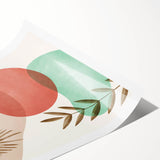 Bohemian Wall Art | Abstract Nature Print | Boho Chic Decor Canvas