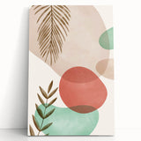 Bohemian Wall Art | Abstract Nature Print | Boho Chic Decor Canvas