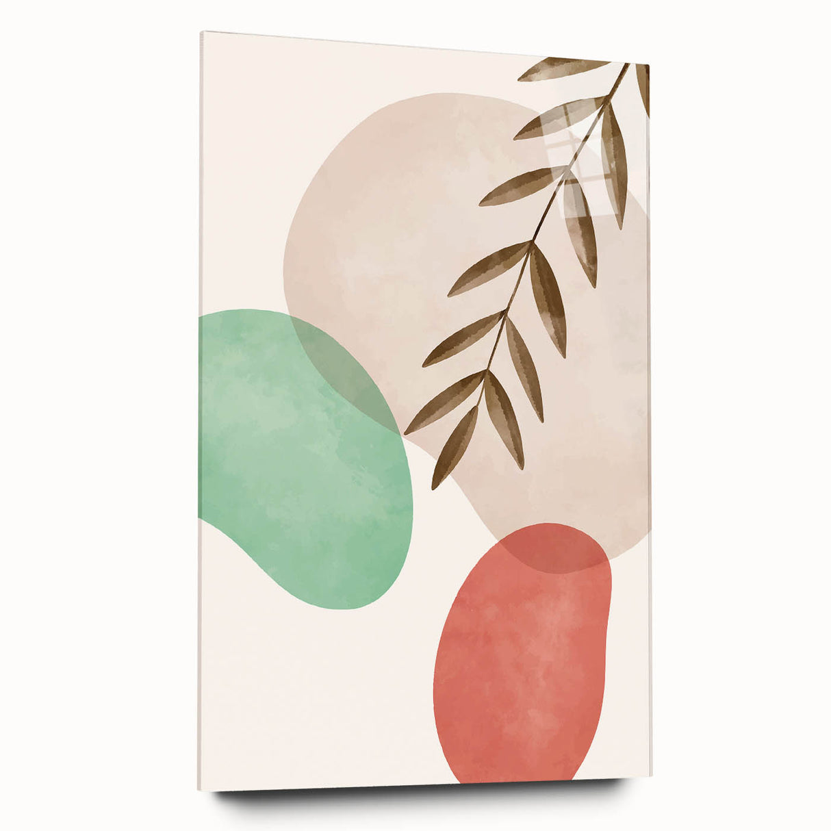 Bohemian Wall Art | Modern Abstract Nature Print | Boho Chic Canvas