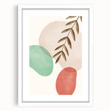 Bohemian Wall Art | Modern Abstract Nature Print | Boho Chic Canvas