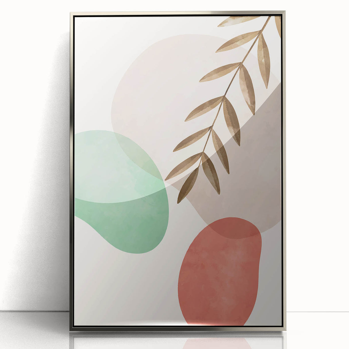Bohemian Wall Art | Modern Abstract Nature Print | Boho Chic Canvas