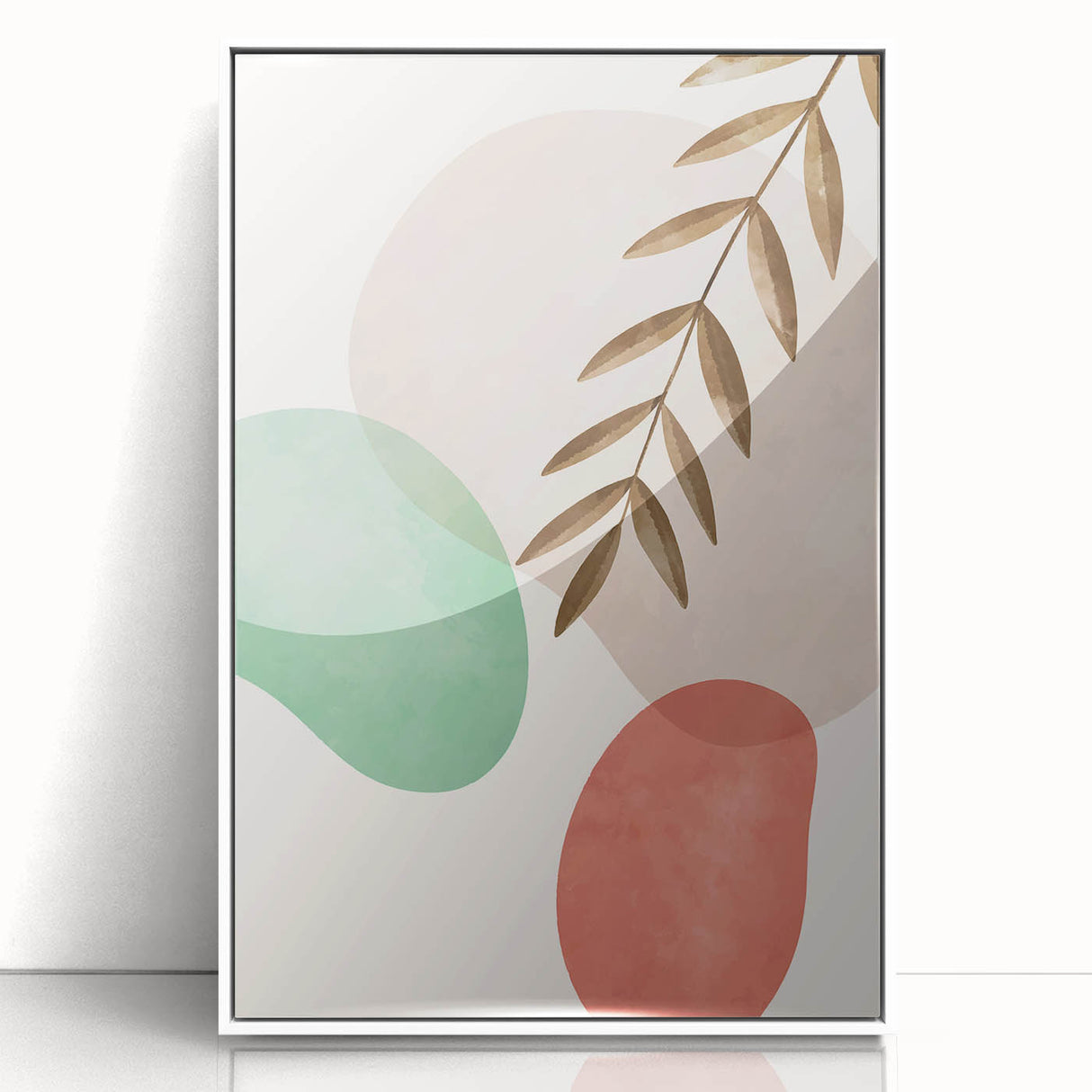 Bohemian Wall Art | Modern Abstract Nature Print | Boho Chic Canvas