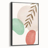 Bohemian Wall Art | Modern Abstract Nature Print | Boho Chic Canvas