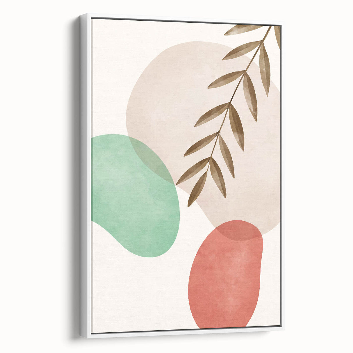 Bohemian Wall Art | Modern Abstract Nature Print | Boho Chic Canvas