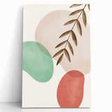 Bohemian Wall Art | Modern Abstract Nature Print | Boho Chic Canvas