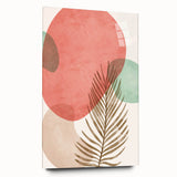 Bohemian Wall Art | Vibrant Nature Print | Boho Chic Abstract Canvas