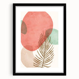 Bohemian Wall Art | Vibrant Nature Print | Boho Chic Abstract Canvas