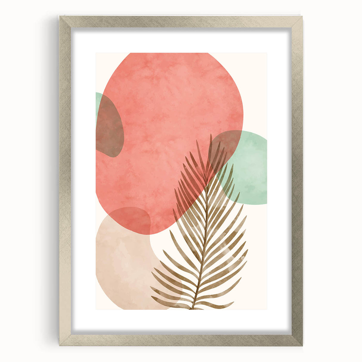 Bohemian Wall Art | Vibrant Nature Print | Boho Chic Abstract Canvas