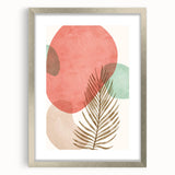 Bohemian Wall Art | Vibrant Nature Print | Boho Chic Abstract Canvas