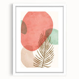Bohemian Wall Art | Vibrant Nature Print | Boho Chic Abstract Canvas