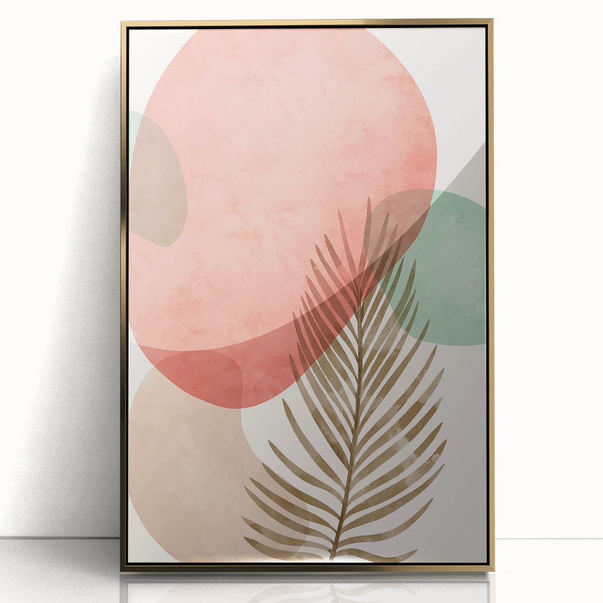 Bohemian Wall Art | Vibrant Nature Print | Boho Chic Abstract Canvas