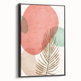Bohemian Wall Art | Vibrant Nature Print | Boho Chic Abstract Canvas
