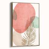 Bohemian Wall Art | Vibrant Nature Print | Boho Chic Abstract Canvas