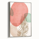 Bohemian Wall Art | Vibrant Nature Print | Boho Chic Abstract Canvas