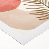 Bohemian Wall Art | Vibrant Nature Print | Boho Chic Abstract Canvas