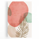 Bohemian Wall Art | Vibrant Nature Print | Boho Chic Abstract Canvas