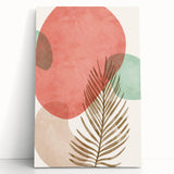 Bohemian Wall Art | Vibrant Nature Print | Boho Chic Abstract Canvas