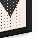 Boho Wall Art | Geometric Triangle Print | Modern Minimalist Canvas