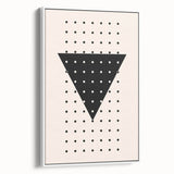 Boho Wall Art | Geometric Triangle Print | Modern Minimalist Canvas