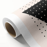 Boho Wall Art | Geometric Triangle Print | Modern Minimalist Canvas