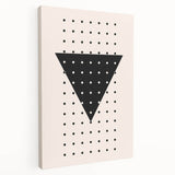Boho Wall Art | Geometric Triangle Print | Modern Minimalist Canvas