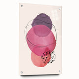 Boho Wall Art | Abstract Watercolor Circles Print | Vibrant Boho Decor