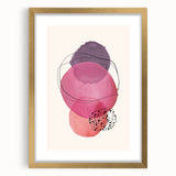 Boho Wall Art | Abstract Watercolor Circles Print | Vibrant Boho Decor