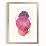 Boho Wall Art | Abstract Watercolor Circles Print | Vibrant Boho Decor