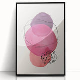 Boho Wall Art | Abstract Watercolor Circles Print | Vibrant Boho Decor