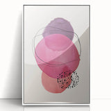 Boho Wall Art | Abstract Watercolor Circles Print | Vibrant Boho Decor