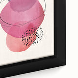 Boho Wall Art | Abstract Watercolor Circles Print | Vibrant Boho Decor