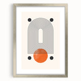 Boho Wall Art | Abstract Geometric Arch Print | Modern Boho Decor