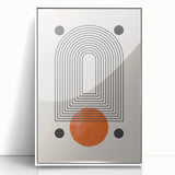 Boho Wall Art | Abstract Geometric Arch Print | Modern Boho Decor