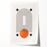 Boho Wall Art | Abstract Geometric Arch Print | Modern Boho Decor
