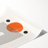 Boho Wall Art | Abstract Geometric Arch Print | Modern Boho Decor